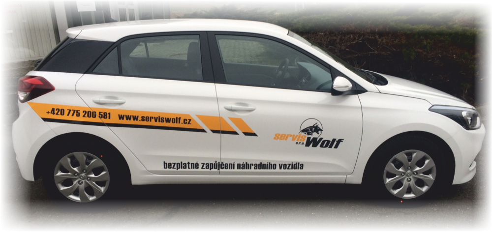 bezplatné zapůjčení náhradního vozidla po dobu opravy poškozeného vozu v autoservise, tím se rozumí doba mezi převzetím vozidla ze strany autoservisu a vystavením faktury za opravu.